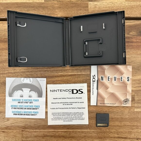 Neves (Nintendo DS, 2007) Complete Collectible Manuals RARE Tested Watch Video - Picture 10 of 13